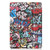 For iPad 10.2 2021 / 2020 / 2019 Colored Drawing Horizontal Flip Leather Case with Three-folding Holder & Sleep / Wake-up Function(Graffiti)