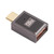 USB-C / Type-C Male to USB Female 10 Gbps Straight Charging Adapter (Gun Metal)
