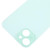 For iPhone 15 Plus Easy Replacement Big Camera Hole Glass Back Battery Cover(Green)