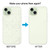 For iPhone 15 Plus Easy Replacement Big Camera Hole Glass Back Battery Cover(Green)