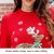 S Christmas Women Knitwear Deer Embroidery Cute Knit Sweater(Chariot Red) S Christmas Women Knitwear Deer Embroidery Cute Knit Sweater(Chariot Red)