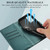 For Xiaomi Redmi Note 11 5G PU Genuine Leather Texture Embossed Line Phone Case(Green)