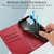 For Xiaomi Redmi Note 12S PU Genuine Leather Texture Embossed Line Phone Case(Red)