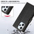 For Xiaomi Redmi 12 PU Genuine Leather Texture Embossed Line Phone Case(Black)