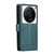 For Xiaomi 12 Ultra PU Genuine Leather Texture Embossed Line Phone Case(Green)