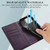 For Xiaomi 13 PU Genuine Leather Texture Embossed Line Phone Case(Purple)