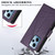 For Xiaomi Redmi Note 12 Pro 5G Global PU Genuine Leather Texture Embossed Line Phone Case(Purple)