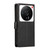 For Xiaomi 12 Ultra PU Genuine Leather Texture Embossed Line Phone Case(Black)