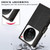 For Xiaomi 12 Ultra PU Genuine Leather Texture Embossed Line Phone Case(Black)