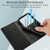 For Xiaomi 12 Ultra PU Genuine Leather Texture Embossed Line Phone Case(Black)