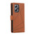 For Xiaomi Redmi Note 11T Pro PU Genuine Leather Texture Embossed Line Phone Case(Brown)