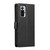 For Xiaomi Redmi Note 10 Pro 4G PU Genuine Leather Texture Embossed Line Phone Case(Black)