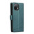 For Xiaomi Mi 11 Lite PU Genuine Leather Texture Embossed Line Phone Case(Green)