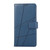 For Xiaomi 12 Pro PU Genuine Leather Texture Embossed Line Phone Case(Blue)