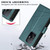 For Xiaomi Mi 11T PU Genuine Leather Texture Embossed Line Phone Case(Green)