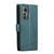 For Xiaomi 12 Lite PU Genuine Leather Texture Embossed Line Phone Case(Green)
