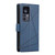 For Xiaomi 12T PU Genuine Leather Texture Embossed Line Phone Case(Blue)