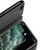 For iPhone SE 2022 / SE 2020 / 8 / 7 Classic Tilt Strip Grain Magnetic Shockproof PC + TPU Case(Black)