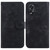 For OPPO A38 4G / A18 Lily Embossed Leather Phone Case(Black) For OPPO A38 4G / A18 Lily Embossed Leather Phone Case(Black)