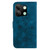 For Infinix Smart 7 HD Lily Embossed Leather Phone Case(Dark Blue)