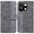 For Infinix Smart 7 HD Geometric Embossed Leather Phone Case(Grey) For Infinix Smart 7 HD Geometric Embossed Leather Phone Case(Grey)