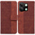 For Infinix Smart 7 HD Geometric Embossed Leather Phone Case(Brown) For Infinix Smart 7 HD Geometric Embossed Leather Phone Case(Brown)