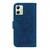 For Motorola Moto G54 Butterfly Rose Embossed Leather Phone Case(Blue) For Motorola Moto G54 Butterfly Rose Embossed Leather Phone Case(Blue)