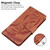 For Honor X5 Plus / Play 40C Tiger Embossing Pattern Flip Leather Phone Case(Brown)
