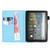 For Amazon Kindle Fire HD10/HD10 Plus 2021 Colored Drawing Stitching Leather Tablet Smart Case(Raccoon)