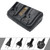 DCB102 For DeWalt 10.8V-20V Lithium Battery Dual Charger, Plug: AU