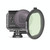 JSR Round Housing Diving Color Lens Filter for GoPro HERO8 Black(Yellow)