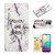For Xiaomi 12T / 12T Pro Oil Embossed 3D Drawing Leather Phone Case(Words Marble)