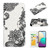 For Xiaomi Redmi Note 10 4G Oil Embossed 3D Drawing Leather Phone Case(Lace Flower)