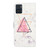 For Motorola Moto E22 Oil Embossed 3D Drawing Leather Phone Case(Triangular Marble)