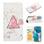 For Motorola Moto G52 Oil Embossed 3D Drawing Leather Phone Case(Triangular Marble)
