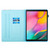 For Samsung Galaxy Tab S5e Colored Drawing Stitching Leather Tablet Smart Case(Yellow Cat)