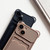 For iPhone 12 Shockproof Card Slot Frosted TPU Phone Case(Rose Red)