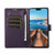 For Google Pixel 8 PU Genuine Leather Texture Embossed Line Phone Case(Purple)