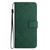 For iPhone 13 Rhombic Grid Texture Leather Phone Case(Green)