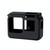 For Insta360 One R 4K with Frame Shockproof Silicone Protective Case with Lens Cap Cover(Black)