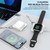 For iPhone / AirPods / iWatch Series 3 in 1 Portable Wireless Charger(Silver)