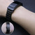For Huawei Band 7 / 3 / Watch Fit Mini One Bead Butterfly Buckle Stainless Steel Watch Band(Black)