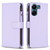 For Xiaomi Redmi 13C 9 Card Slots Zipper Wallet Leather Flip Phone Case(Light Purple) For Xiaomi Redmi 13C 9 Card Slots Zipper Wallet Leather Flip Phone Case(Light Purple)