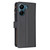 For Xiaomi Redmi 13C 9 Card Slots Zipper Wallet Leather Flip Phone Case(Black)