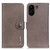 For Xiaomi Redmi 13C KHAZNEH Cowhide Texture Flip Leather Phone Case(Khaki)