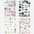 50pcs /Pack Handbook Stickers Small Fresh Stickers DIY Diary Material, Style: Fan Gogh