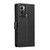 For Infinix Hot 12i PU Genuine Leather Texture Embossed Line Phone Case(Black)