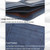 Menbense Men Short Wallet Casual Multi-Card Coin Purse(Blue)