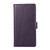 For Nokia C12 PU Genuine Leather Texture Embossed Line Phone Case(Purple)