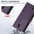 For Nokia C1 PU Genuine Leather Texture Embossed Line Phone Case(Purple)